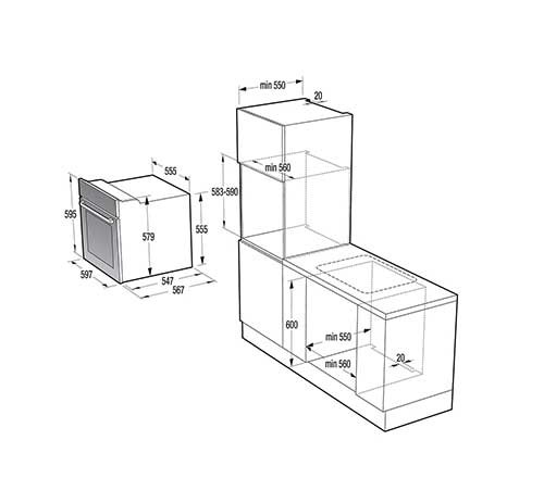Mora VT 657 BX ovládání